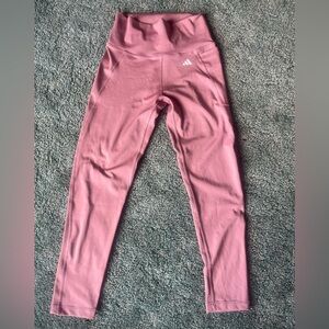Adidas S Dusty Rose Pink Tight Leggings